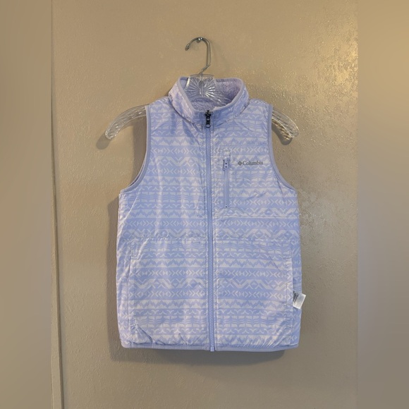NWT Columbia girls Hakatai Reversible vest sz 10/12 - Picture 1 of 6